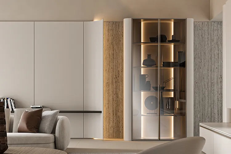 Luxury wardrobe design by OPPEIN – premium materials and stylish storage solution